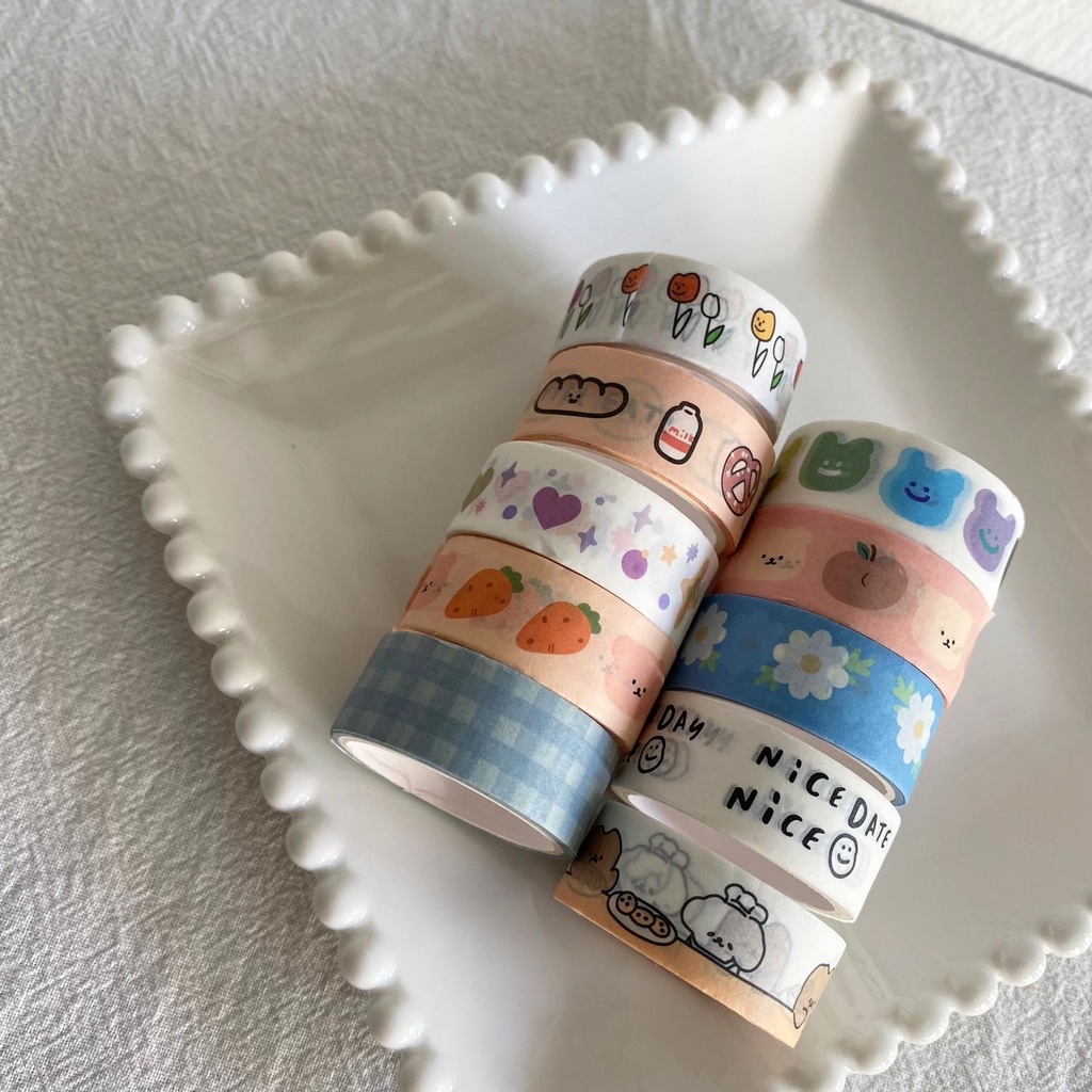  Washi Tape Cute Korean Aesthetic