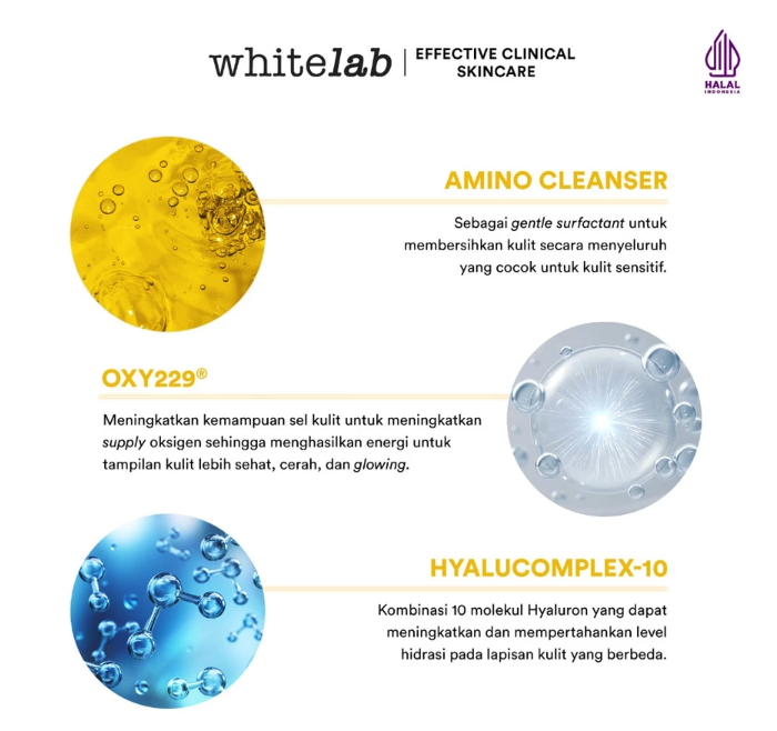 Natura Deca Kosmetika Whitelab N-Dose+ Intense Brightening Facial Wash