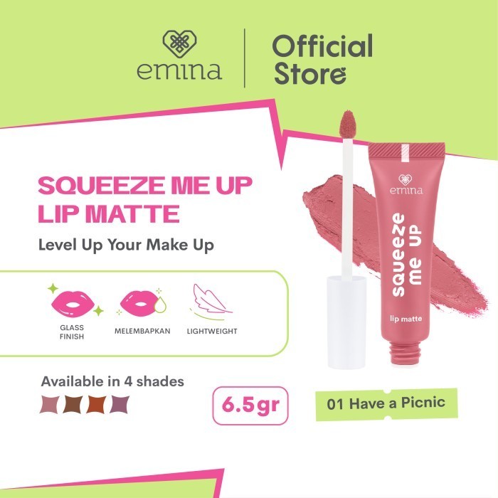 Paragon Technology and Innovation Emina Squeeze Me Up Lip Matte - Have a Picnic