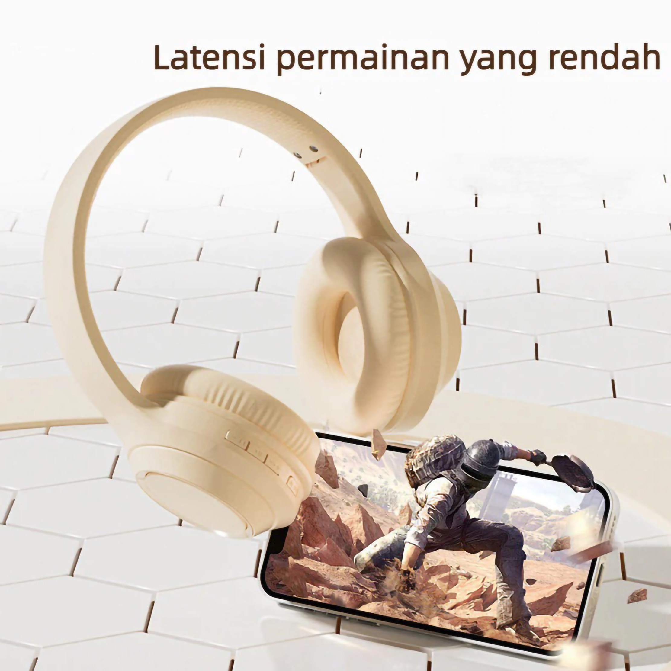 Aidai Indonesia Jaya Vantron Foldable Wireless Bluetooth Headphone M6