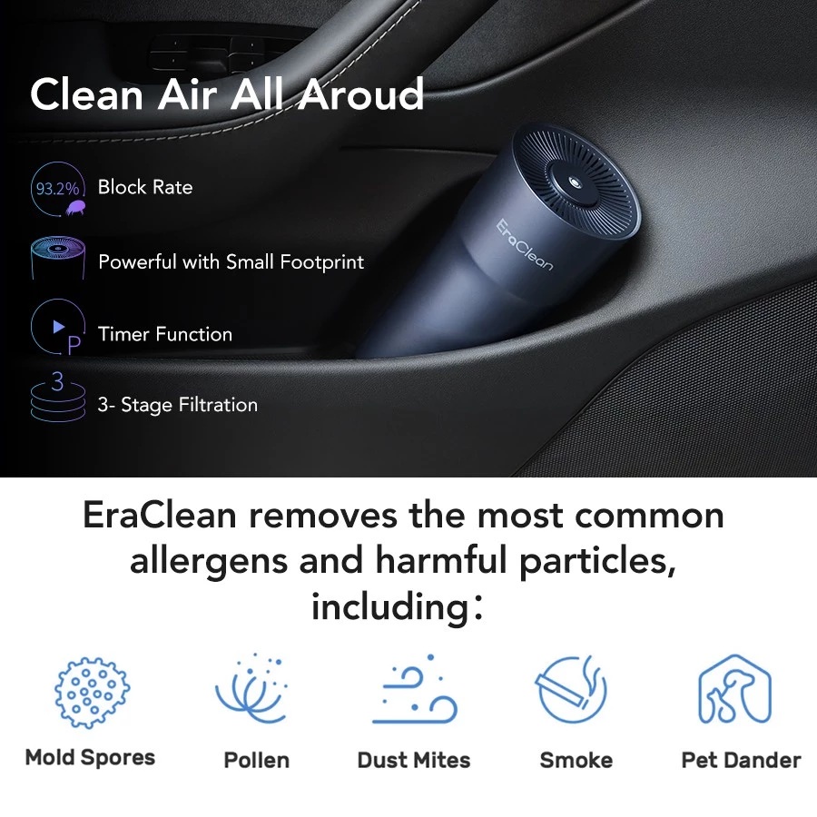 Guangdong Eraclean Technology EraClean Car Air Purifier