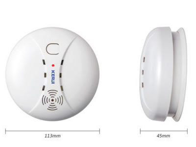 KERUI Wireless Fire Protection Smoke Detector Portable Alarm Sensor 2