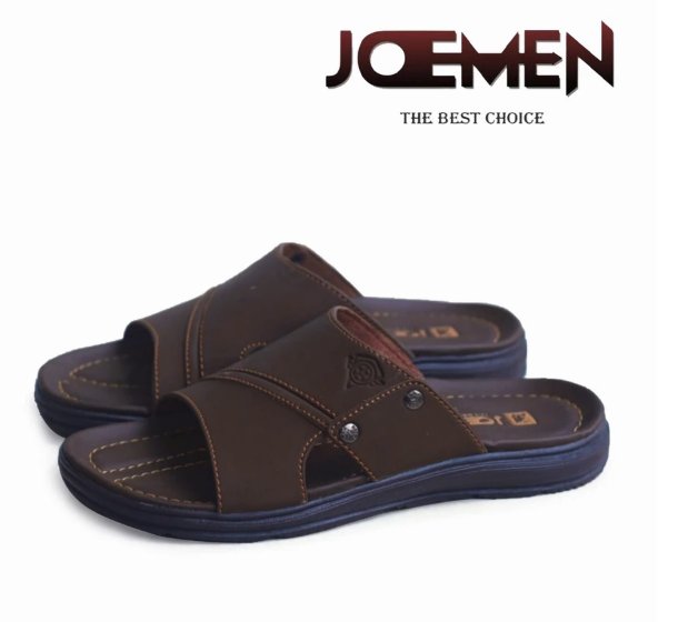  Joemen Sandal Pria Kulit S-19