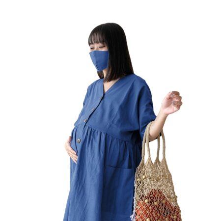 Mama’s Choice Maternity Casual Button Dress