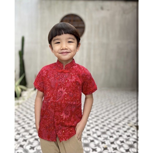 Cheongsam Lio Red Shirt