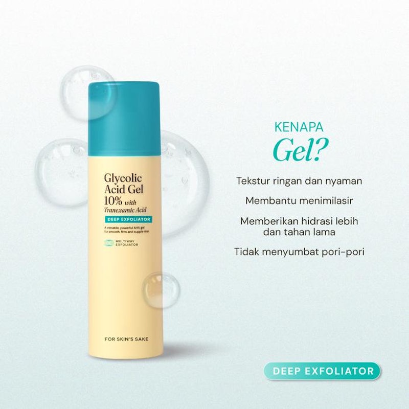 For Skin's Sake Glycolic Acid Gel 10% with Tranexamic Acid 3
