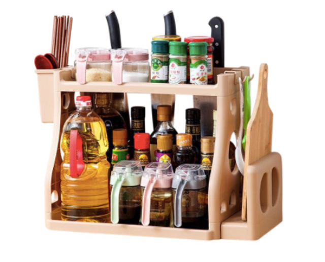 Rak Bumbu Dapur 2 Susun ｜ E30