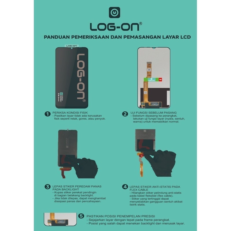 Log-On® LCD iPhone 15 Pro Max 3
