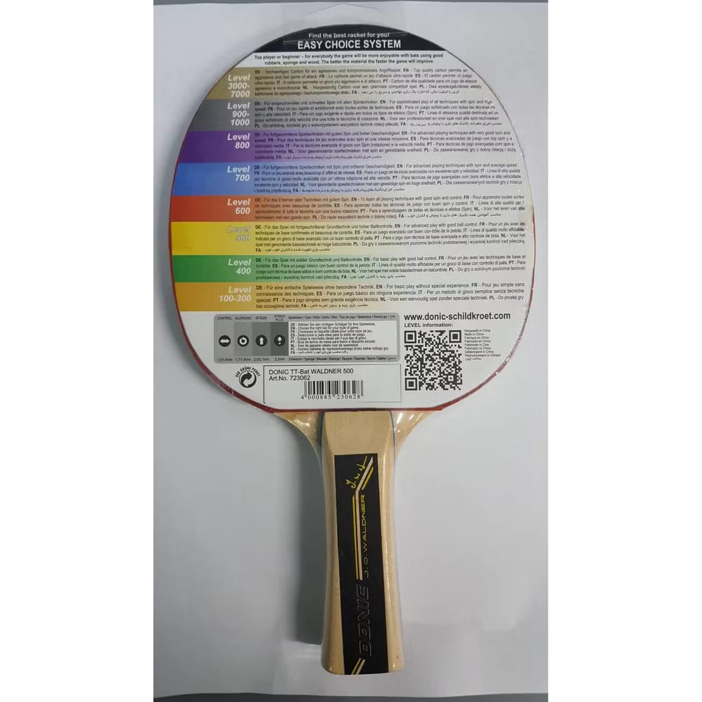 Donic Donic Bat Pingpong Waldner Line 500