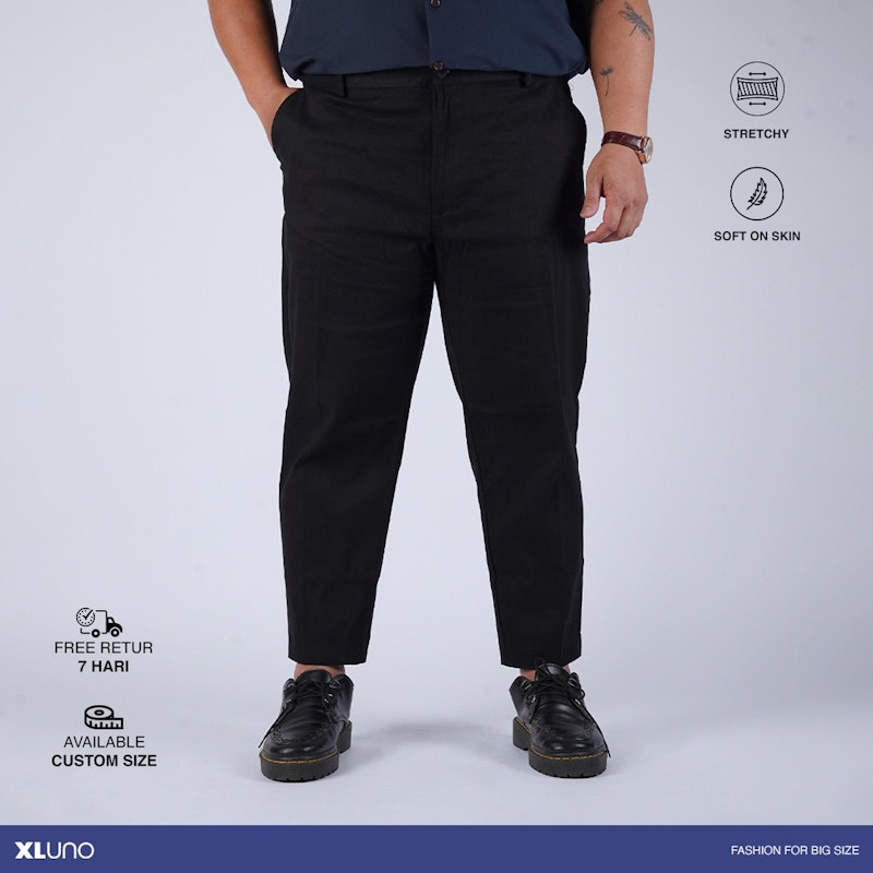 XLUNO Chino Ankle Pants Black 3