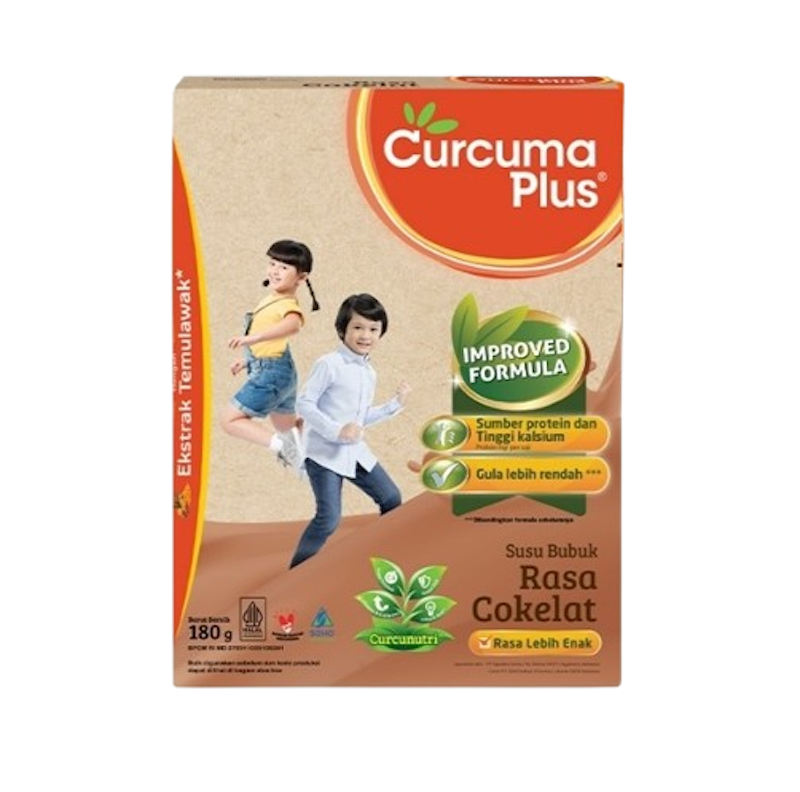 Curcuma Plus Milk Cokelat 1