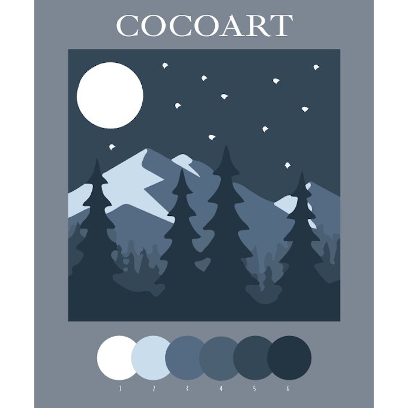 Paint by Number Kit Night View 4