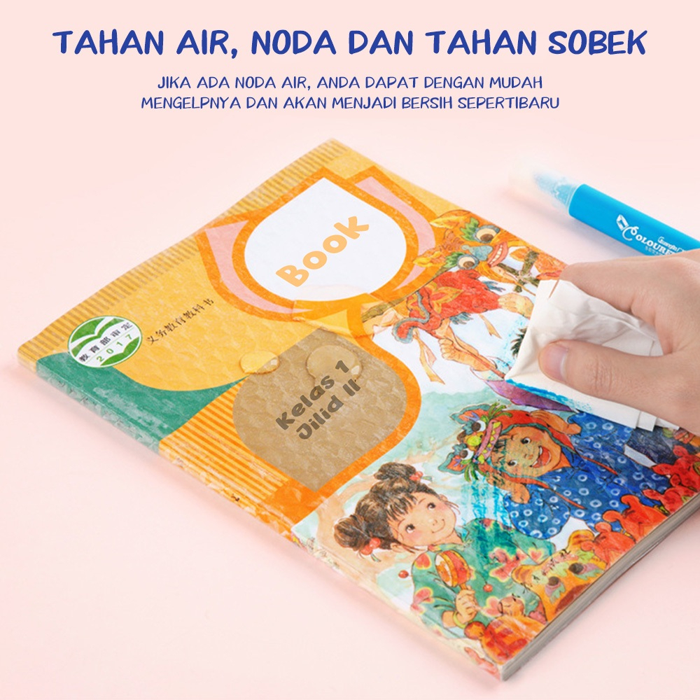 Aimilo Sampul Buku Plastik PVC Tahan Air 3