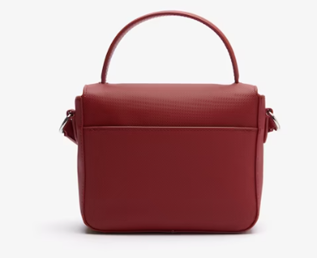 Lacoste Women’s Daily Classic Piqué Canvas Shoulder Satchel LACNF3604DCC88