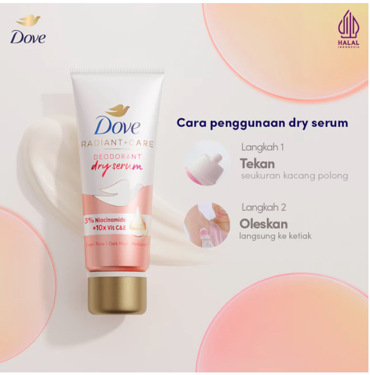 Unilever Indonesia Dove Deodorant Dry Serum Even Tone & Dark Marks Reducer