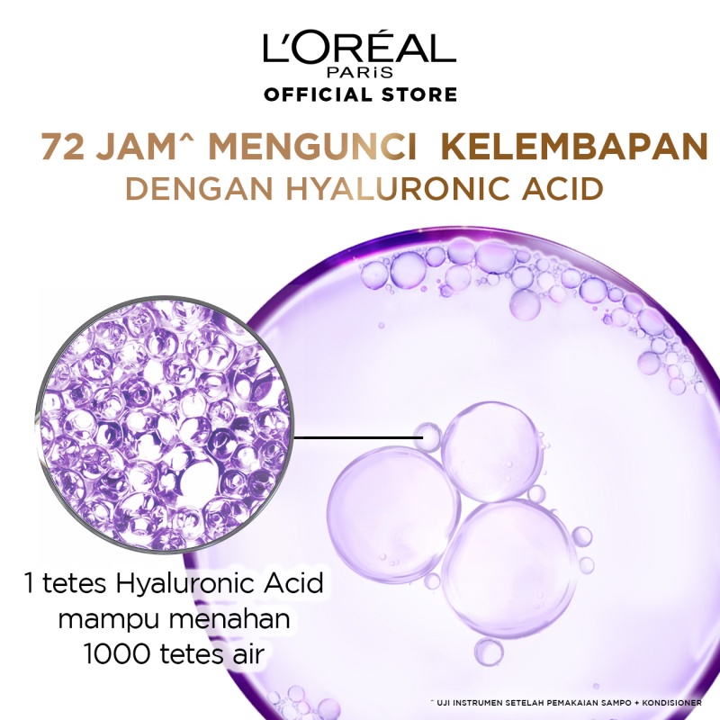 L'oreal Indonesia  L’Oréal Paris Elseve Hyaluron Moisture Filling Shampoo