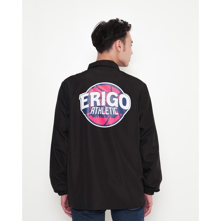 ERIGO Coach Jacket Billups Black Unisex