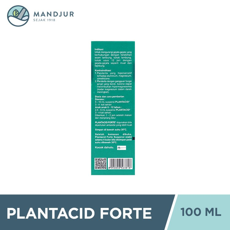 Kalbe Farma  Plantacid Forte Suspensi