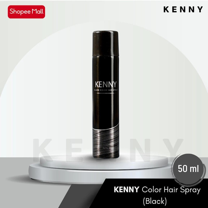 Kenny Hair Color Spray Black 2