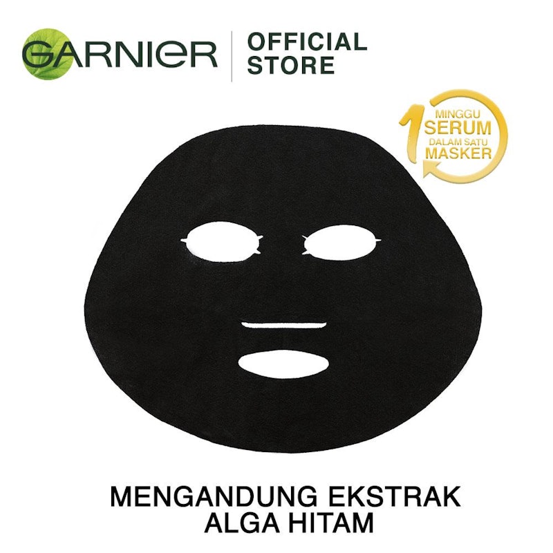 Black Serum Mask Pure Charcoal Black Algae