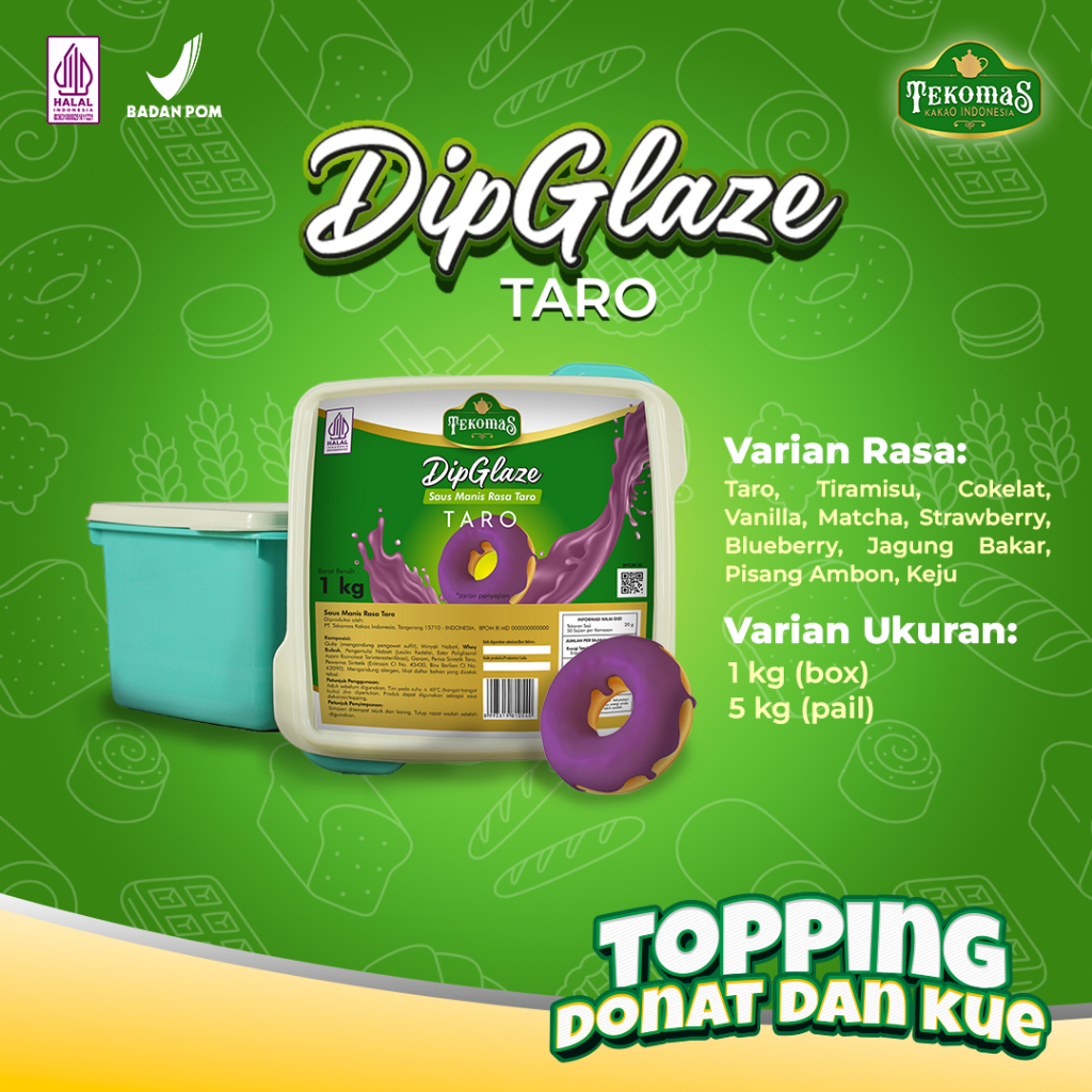 Tekomas Dip Glaze Taro