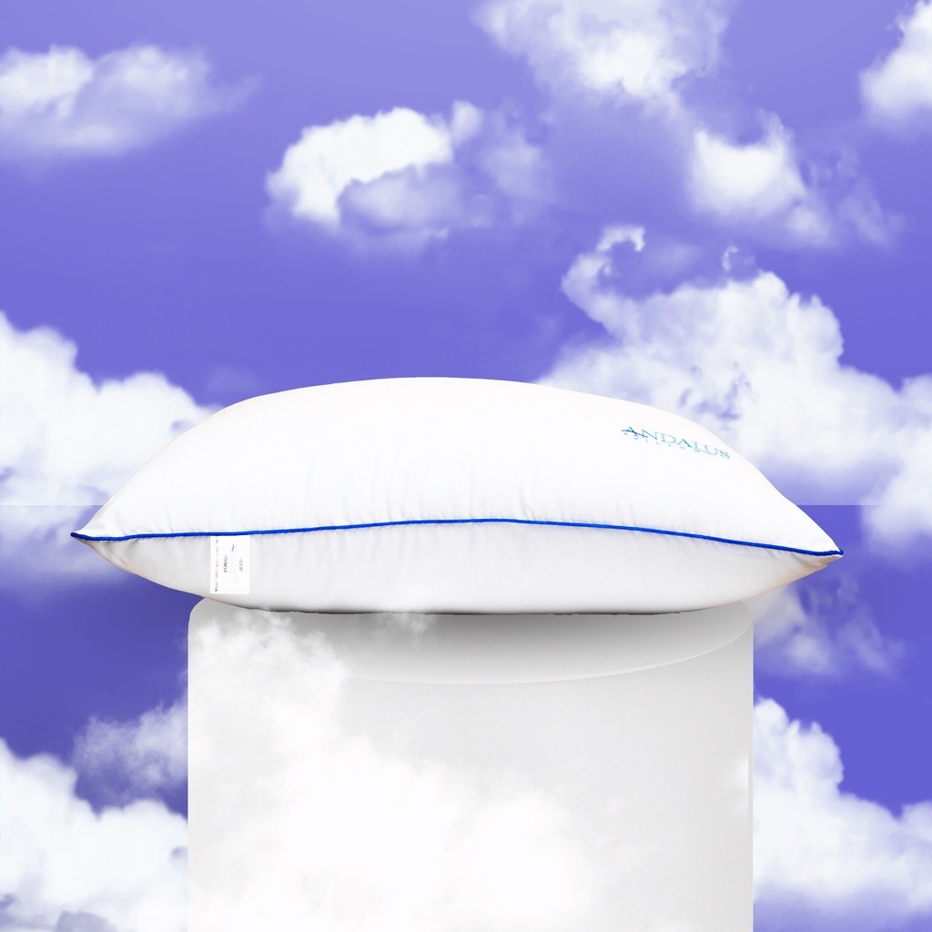  Andalus Medium Zipper Adjustable Refilling Pillow 100% Silicon Grade A Bundle Set