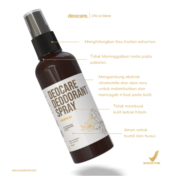 Deocare Deodorant Spray Tropical 