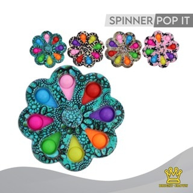 Bright Crown  Fidget Spinner Pop It 