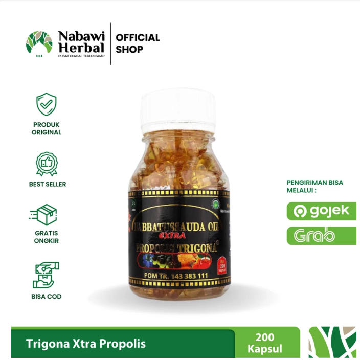 Jogja Natural Herbal Habbatussauda Extra Propolis Trigona