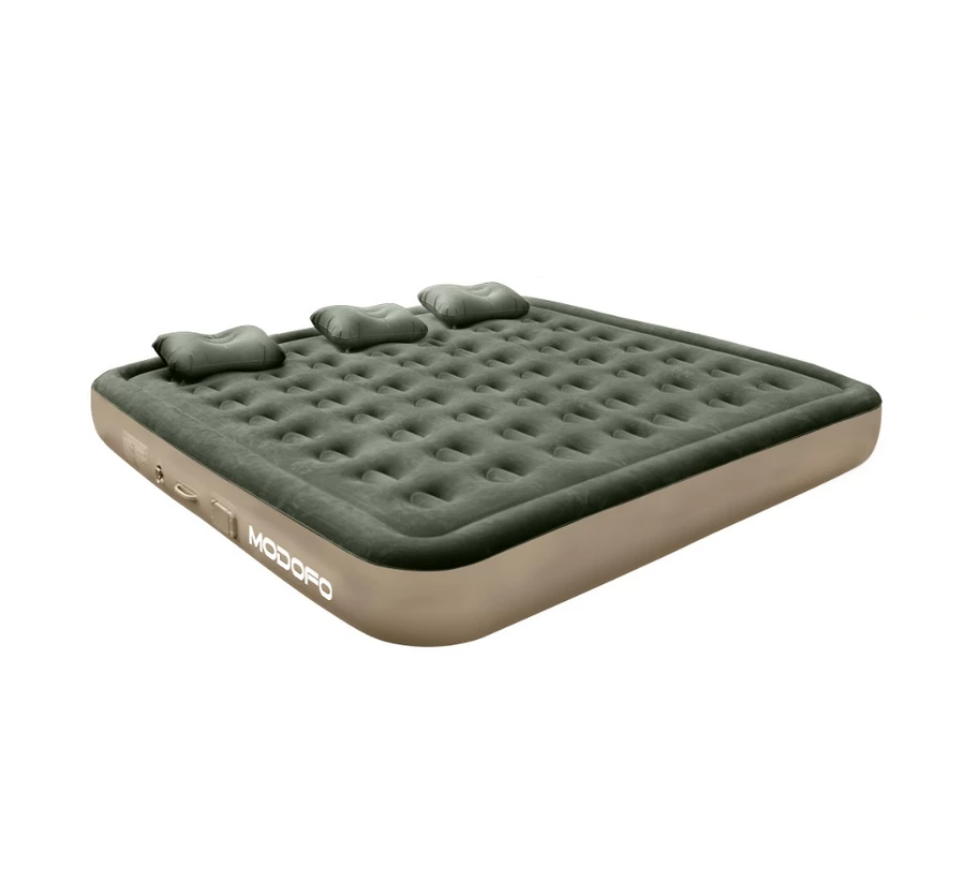 MODOFO Inflatable Bed Hijau 200 x 180 x 25 cm
