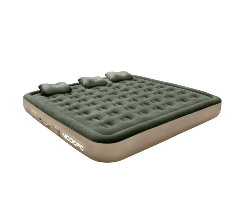 MODOFO Inflatable Bed Hijau 200 x 180 x 25 cm 1