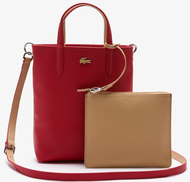 Lacoste  Women's Anna Reversible Coated Canvas Tote Bag LACNF2991AAB50