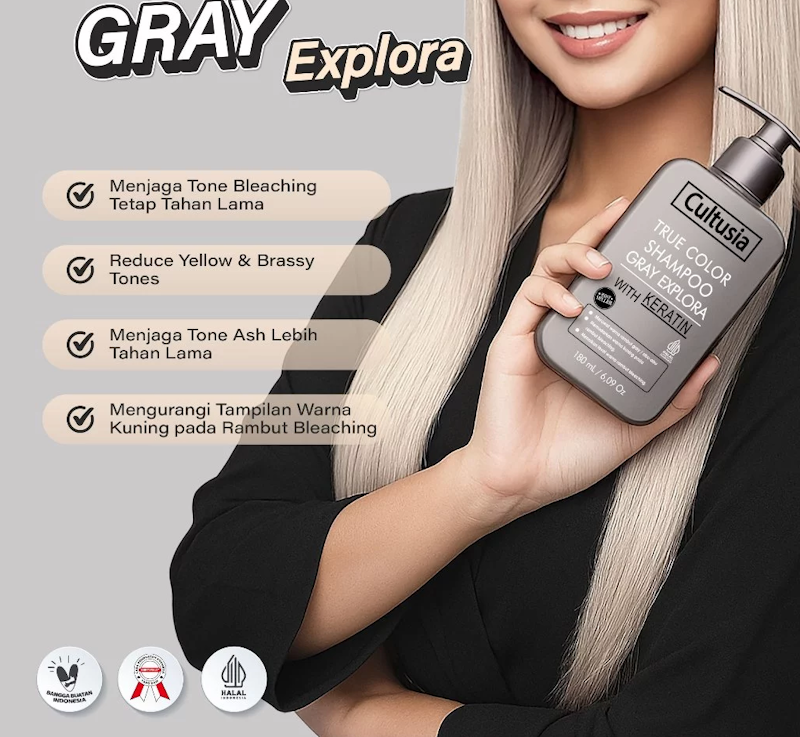 True Color Shampo Gray Explora 3