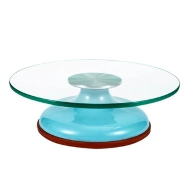 Glass Cake Decorating Turntable