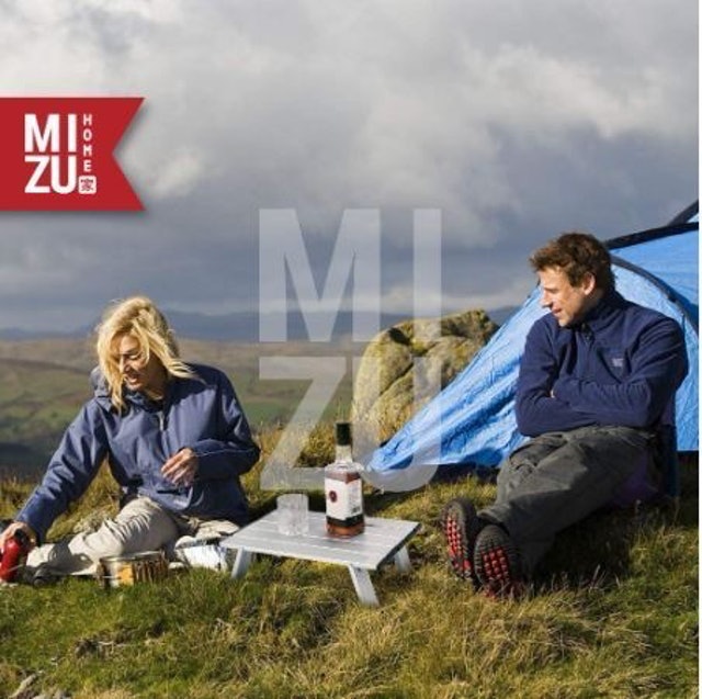 Mizu Home PORTA Ultra Portable Light Aluminium Folding Table