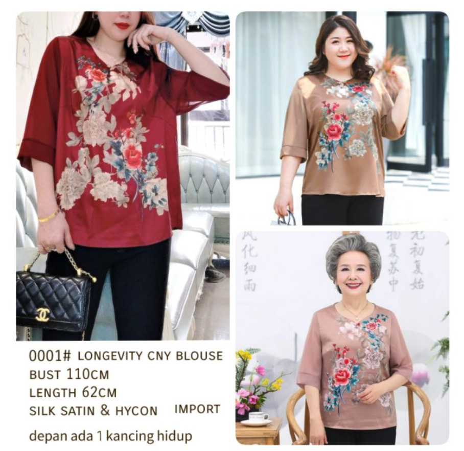 Modelova Longevity CNY Blouse