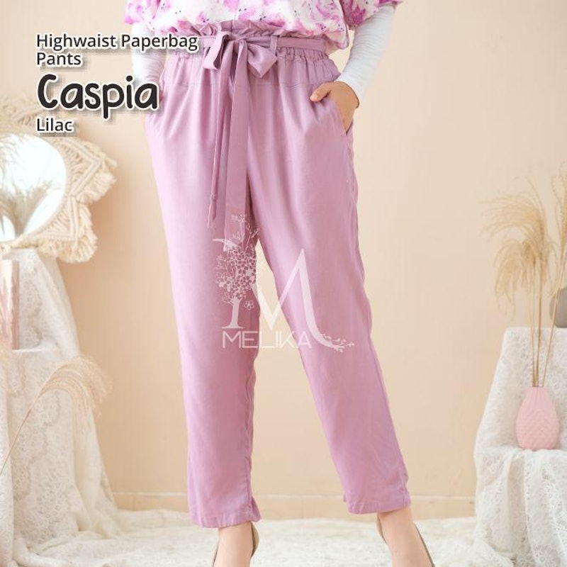 Melika Highwaist Paperbag Pants Caspia 2