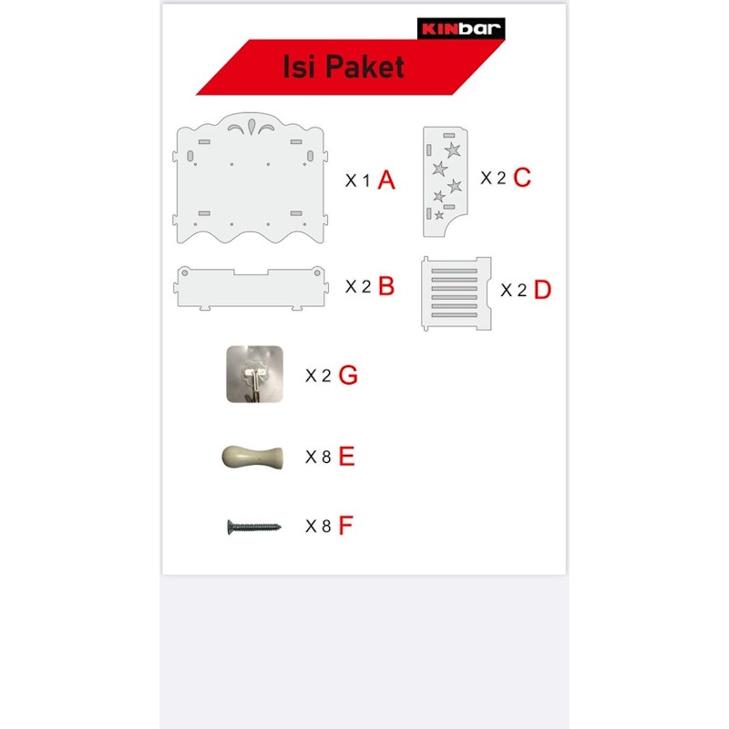 Tempat Gantungan Kunci 2 Pintu 3