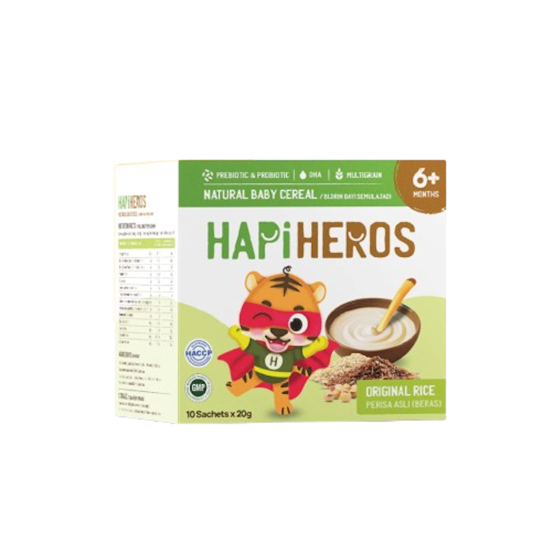 HAPIHEROS Natural Baby Cereal Bubur Bayi MPASI 1