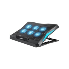 Cliptec Cooling Pad Laptop 6 Fan Adjustable Ergostand