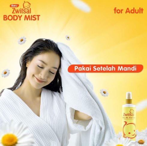 Unilever Zwitsal Body Mist for Adult