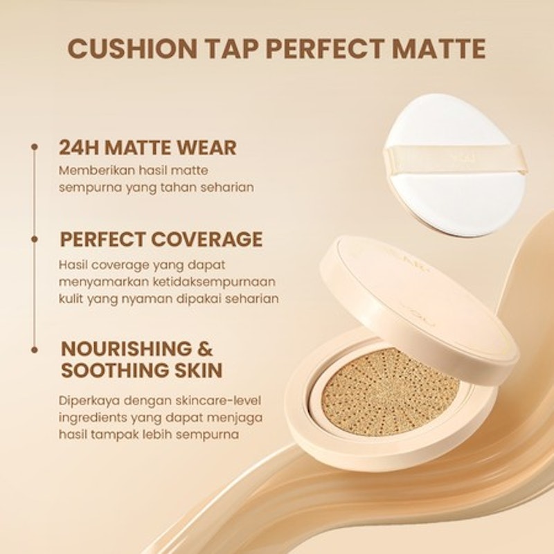 Noutriwear+ Flawless Cushion Foundation W703 Warm Ivory 3