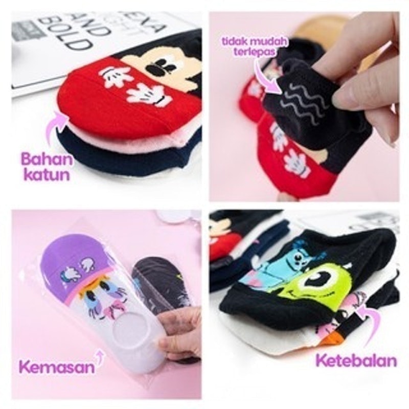 Kaos Kaki Pendek Disney 3