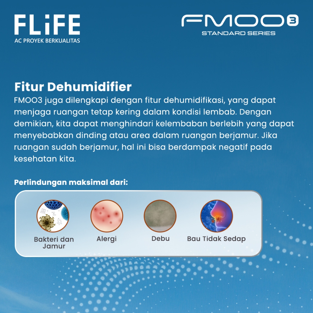 Flife Indonesia FLIFE AC 3/4 PK Standard  FAC-07FMOO3