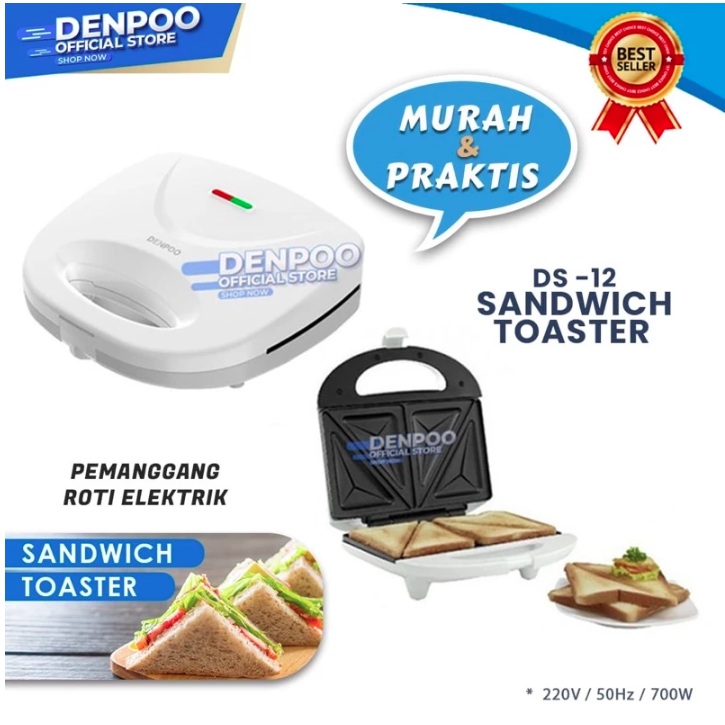 Denpoo Mandiri Indonesia Denpoo Sandwich Toaster DS 12
