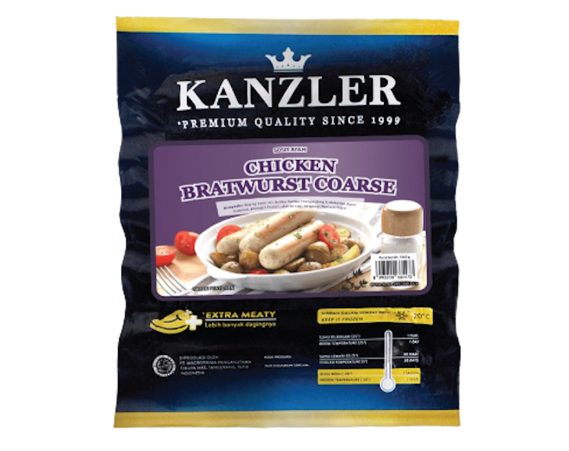 Kanzler Chicken Bratwurst Coarse 1