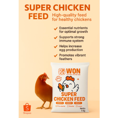 WON Super Chicken Feed Petelur 4