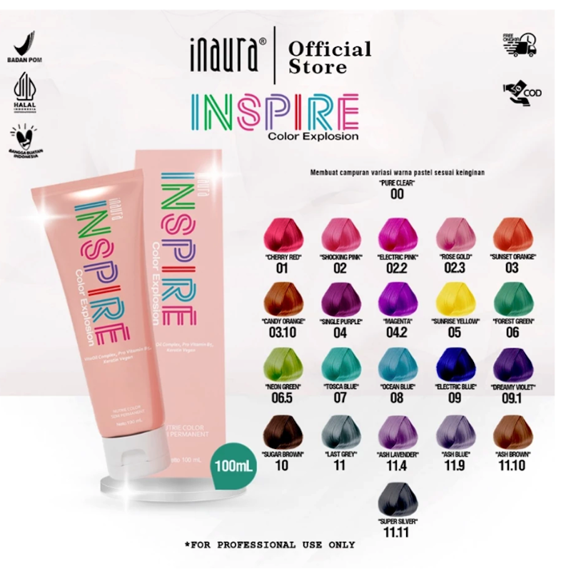 Inaura® Inspire Color Explosion Shocking Pink 02 3