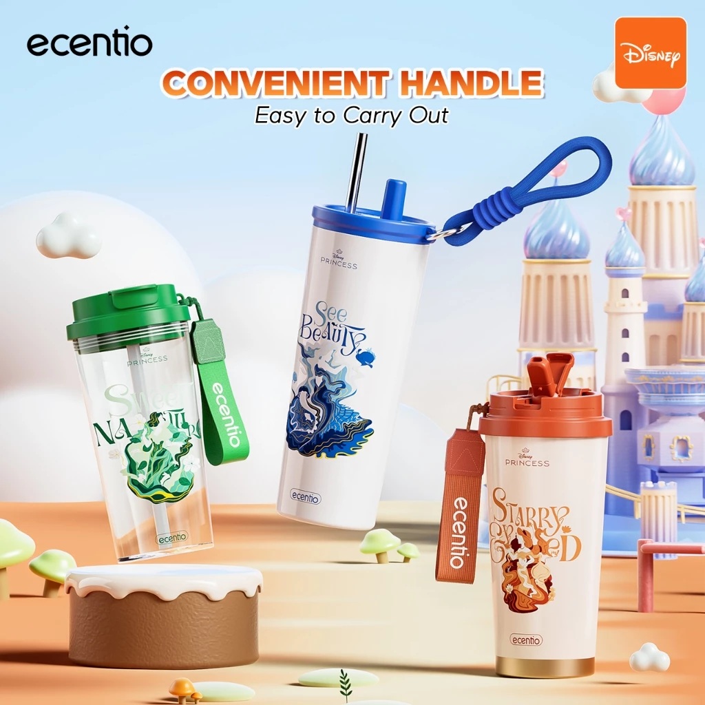 Dawey Etech Indonesia ecentio Tumbler Disney Princess Snow White 580ml