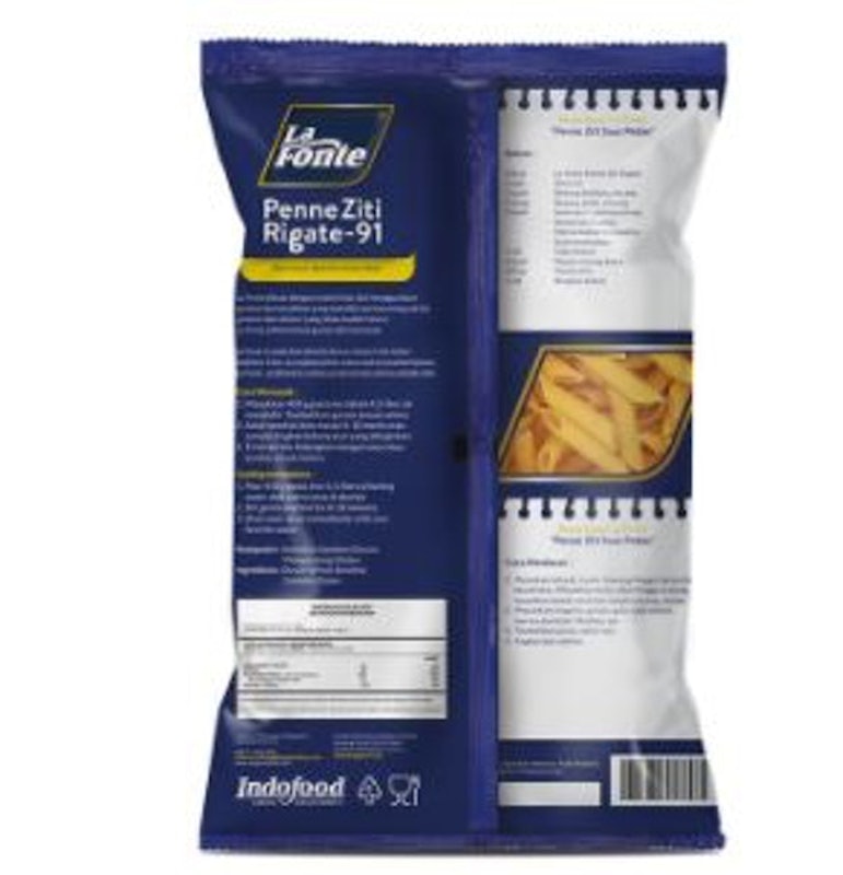 La Fonte Penne Ziti Rigate-91 450g